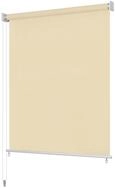 Rollo Au&szlig;enrollo 220 x 140 cm Cremewei&szlig;, vidaXL