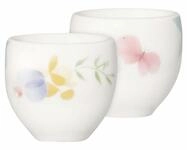 Hutschenreuther Eierbecher Fr&uuml;hlingsgr&uuml;sse Blumenwiese Eierbecher 5cm Set 2tlg