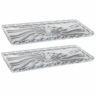 WESTMARK Kuchenplatte 2 Stollen- und Kuchenplatten, Bruchunempfindlich, Glasoptik,