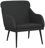 vidaXL Sessel Sessel Schwarz 63x76x80 cm Kunstleder (1-St)