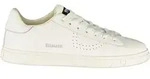 Blauer Sneaker Wei&szlig;er Herrensportschuh mit Schn&uuml;rsenkeln und 40 EU