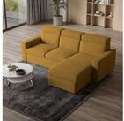 Masseno Ecksofa PADWA mit Schlaffunktion L-Form, Sofa mit Bettkasten