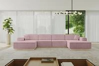 ALTDECOR Wohnlandschaft IREA-U2, Sofa Praktische Bequeme Funktionsecke Couch...