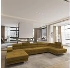 Masseno Ecksofa TORIVA mit Schlaffunktion U-Form, Sofa mit Bettkasten