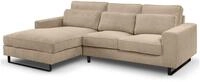 xonox.home Ecksofa, Cordsofa in L-Form Recamiere links in beige B/H/T: 276x91x183cm