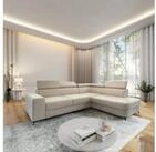 Masseno Ecksofa ALVORO mit Schlaffunktion L-Form, Sofa mit Bettkasten