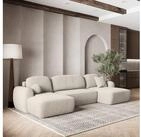 Masseno Ecksofa SAVONA mit Schlaffunktion U-Form, Sofa mit Bettkasten