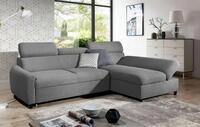 Fun M&ouml;bel Ecksofa Schlafsofa Sofa ANTON XS in Stoff Esito, Inkl. Bettkasten,