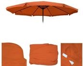 MCW Ersatzschirmbespannung Carpi Pro-B-5, 500x500 cm, &Oslash; 500 cm, Mit Volant zur
