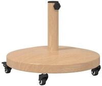 vidaXL Schirmhalter Sonnenschirmst&auml;nder Helles Holz 48 x 48 x 32 cm, 1 tlg.