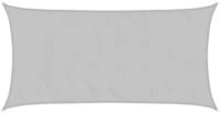 vidaXL Sonnensegel Sonnensegel Hellgrau 4x2 m 100% Polyester Oxford, (1-tlg)
