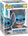 Funko Actionfigur Lilo & Stitch POP! Vinyl Figur Stitch in Sand 9 cm, (1-tlg),