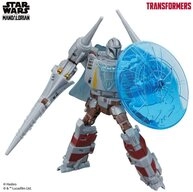 Hasbro Actionfigur Star Wars x Transformers Actionfigur The Mandalorian / N-1