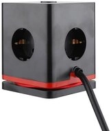 Olympia Steckdosenw&uuml;rfel SW 1000 Steckdosenleiste, Aufrollbares USB-C-Kabel,