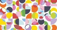 Architects Paper Fototapete Atelier 47 Coloured Circles 1, glatt, geometrisch,...