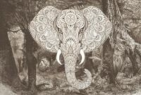 Architects Paper Fototapete Atelier 47 Elephant Head 1, glatt, orientalisch, (4...