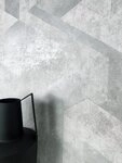 Newroom Vliestapete Dexton Silver Tapete Betonoptik Gl&auml;nzend,Beton,Putz, Grau...