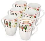 S&Auml;NGER Becher Kaffeebecher Set Bilgola, 6-tlg., Porzellan, 6 tlg., Nussknacker