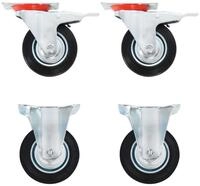 vidaXL Schwerlastrolle Rollen 4 Stk. 100 mm, (4-St)