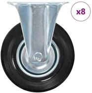 vidaXL Schwerlastrolle 8 Stk. Bockrollen 125 mm, (8-St)