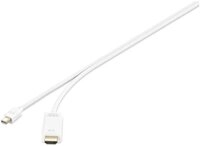 Renkforce Mini-DisplayPort auf HDMI Anschlusskabel 3 m RF-3697526 HDMI-Kabel, (3.00