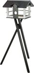 TRIXIE Vogelhaus Futterhaus - schwarz/wei&szlig; - 48 &times; 33 &times; 37 cm/1,33 m