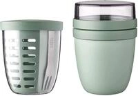 Mepal Lunchbox Lunchpot Ellipse Fruit-Pack Set, Nordic Sage, Fruitpot mit...