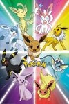 The Pok&eacute;mon Company International Poster Pok&eacute;mon Poster Eevee Evolution 61 x...