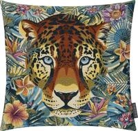 Magma Heimtex Kissenbezug Tiger bunt ca. 45x45cm samtig weich exotisch, (1...