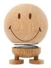 HOPTIMIST Dekofigur Hoptimist Smiley Hoptimist 7,4 x 8,3 x 9,5 cm M Raw oak