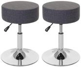 MCW Drehhocker MCW-C22-2 (Set, 2er), 2er-Set, Stufenlos h&ouml;henverstellbar, Um...
