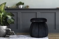 Kayoom Sitzhocker Hocker Corin,extravagante Form,stilvolle Farben,elegant gesteppter