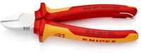 Knipex Seitenschneider Knipex Seitenschneider mit Befestigungs&ouml;se verchromt,