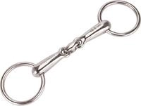 Equinate Trensengebiss Pony Wassertrense Edelstahl 16mm doppelt gebrochen