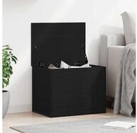 vidaXL Aufbewahrungsbox, Aufbewahrungsbox Schwarz Eichen-Optik 60 x 42 x 46 cm