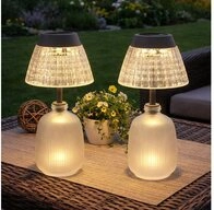GLOBO LIGHTING Au&szlig;en-Tischleuchte, Leuchtmittel nicht inklusive, Warmwei&szlig;,