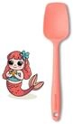 FACKELMANN Kinderbesteck Mini Spatel, Spatel, Backutensil, Silikonspatel,