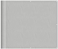 vidaXL Balkonsichtschutz Balkonabdeckung Hellgrau 90x400 cm 100 %...