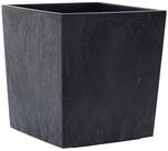 Siena Garden Pflanzk&uuml;bel Pflanzgef&auml;&szlig; NIZZA STONE schwarz 30x31 cm Betonoptik...