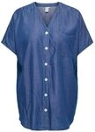 ONLY CARMAKOMA Kurzarmbluse CARBEA S/S TUNIC DNM GUA
