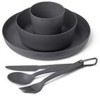 sea to summit Outdoor-Spielk&uuml;che Camp Dinnerware Set w/ Mesh Sack CHARCOAL 95%