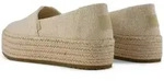 TOMS Valencia Outdoorschuh Plattform-Espadrille mit veganem Canvas, Seildetails und