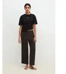 Marc O'Polo Pyjama Mix N Match Cotton (2 tlg) Shirt mit kurzem Arm, Hose...