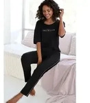 Vivance Dreams Pyjama (Set, 2 tlg) mit sch&ouml;nem Foildruck schwarz 32/34