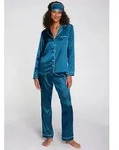 s.Oliver Pyjama (Set, 3 tlg) mit Schlafmaske gr&uuml;n 46