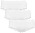 Jockey Hipster Seamfree Core (3er Pack) ohne Seitenn&auml;hte, atmungsaktiv wei&szlig; S