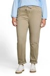 TOM TAILOR PLUS Jogger Pants im 5-Pocket-Stil mit Stretch und Bindeband
