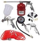 TRUTZHOLM Druckluftger&auml;te-Set Reifenf&uuml;ller Ausblaspistole Farbspritzpistole 13 tlg.