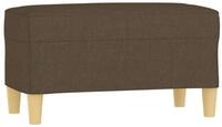 vidaXL Sitzbank Sitzbank Braun 70x35x41 cm Stoff