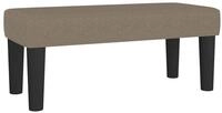 vidaXL Sitzbank Sitzbank Taupe 70x30x30 cm Stoff